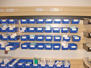Slatwall Medicine Bins